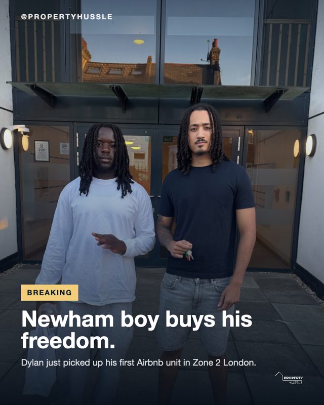 Newham boy buys his freedom — Dylan just picked up his first Airbnb unit in Zone 2 London