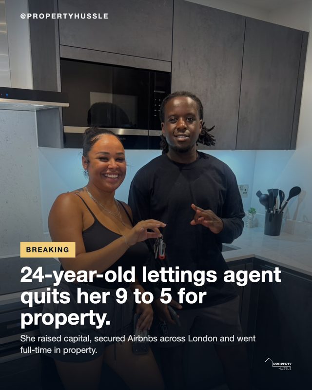 22 year old leaves the 9 to 5 after landing her second Airbnb in Harrow